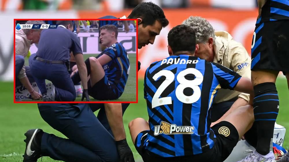 إنزاغي "في مأزق".. إصابة بافارد ضد روما قبل 3 أيام من مواجهة برشلونة!