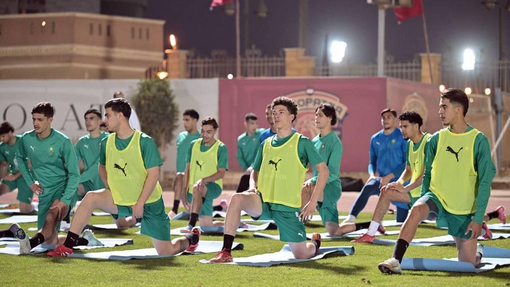 "أشبال الأطلس" يرفعون من استعداداتهم لمواجهة كينيا في كأس أفريقيا تحت 20 سنة