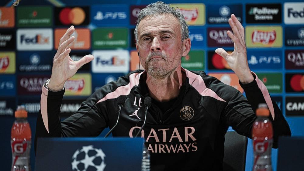 إنريكي: "الإنتر أم برشلونة؟ حبي لبرشلونة لن يختفي أبدا لكنني أتمنى فقط تواجد سان جيرمان في النهائي"