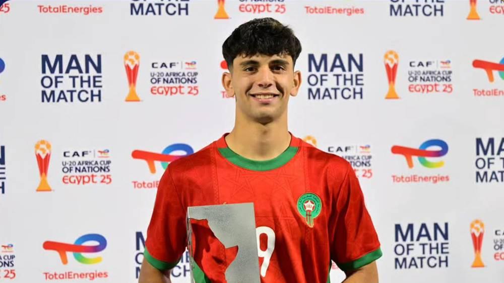 "كان تحت 20 سنة"/ "الكاف" يختار أيمن الركيك كـ"أفضل لاعب" في مباراة المغرب أمام تونس