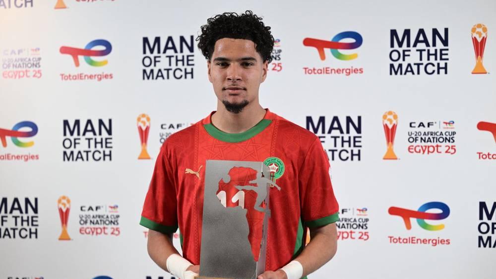"كان تحت 20 سنة"/ "الكاف" يختار إلياس بومسعودي كـ"أفضل لاعب" في مباراة المغرب وسيراليون