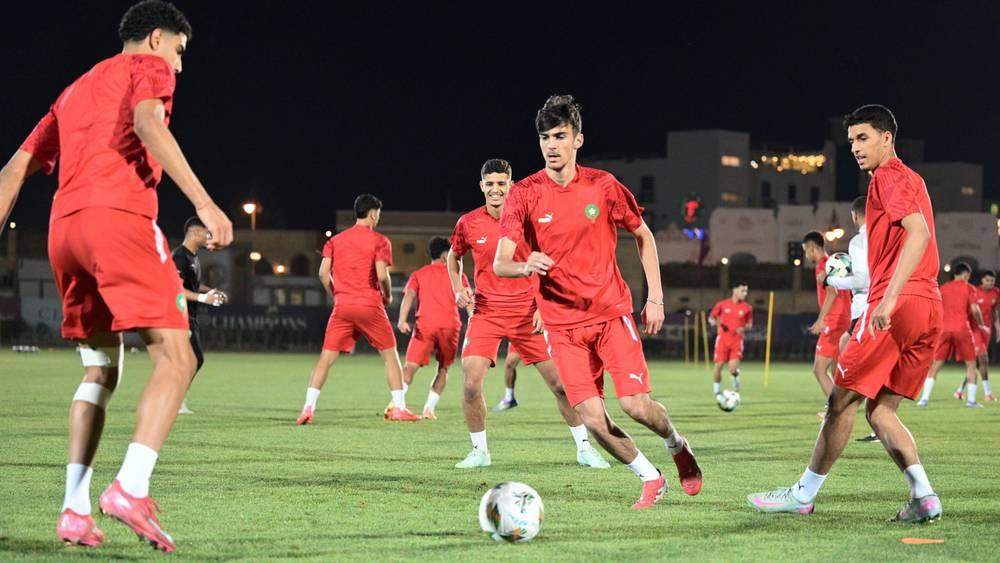 المنتخب المغربي ينهي تحضيراته لمواجهة جنوب أفريقيا في نهائي كأس أفريقيا لأقل من 20 سنة