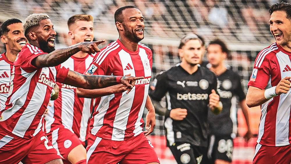 بهدف وتمريرة حاسمة.. الكعبي يقود أولمبياكوس للتتويج بكأس اليونان بعد الفوز على أوفي كريت (2-0)