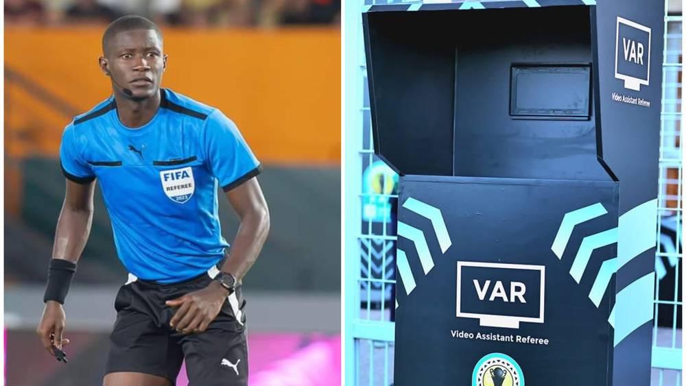 الحكم الغابوني أتشو يُخبر قائديْ نهضة بركان وسيمبا بتعطُّل تقنية "الفار" مع بداية اللقاء ويستعين بالتواصل مع غُرفتها لإلغاء هدف ثالث للفريق المغربي!