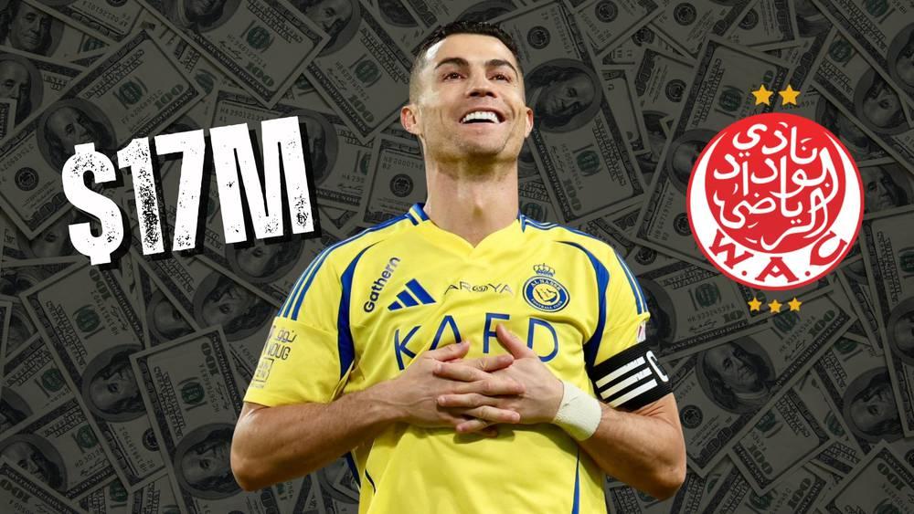 لا وجود لمفاوضات مع الوداد.. رونالدو يتقاضى 213 مليون دولار سنويا مع النصر ومشاركته في المونديال فقط قد تصل إلى 17 مليون دولار!