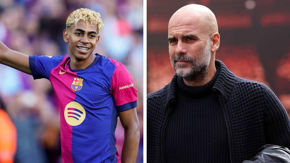 غوارديولا عن يامال: "دعوه يتطور ثم نرى إن كان يمكن مقارنته بأعظم اللاعبين"