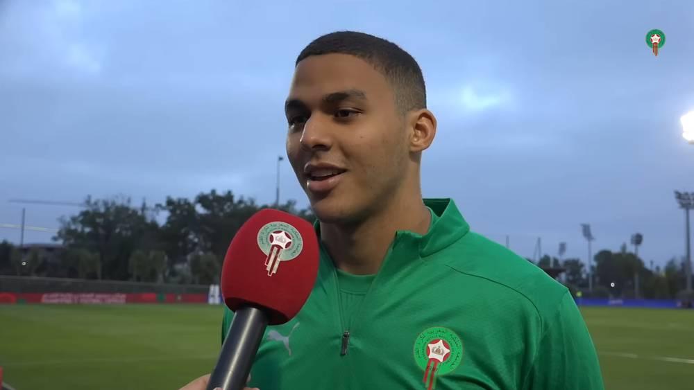 مروان سنادي: "حققت حلمي بتمثيل المنتخب المغربي وسأسعى للتألق بقميص الأسود"