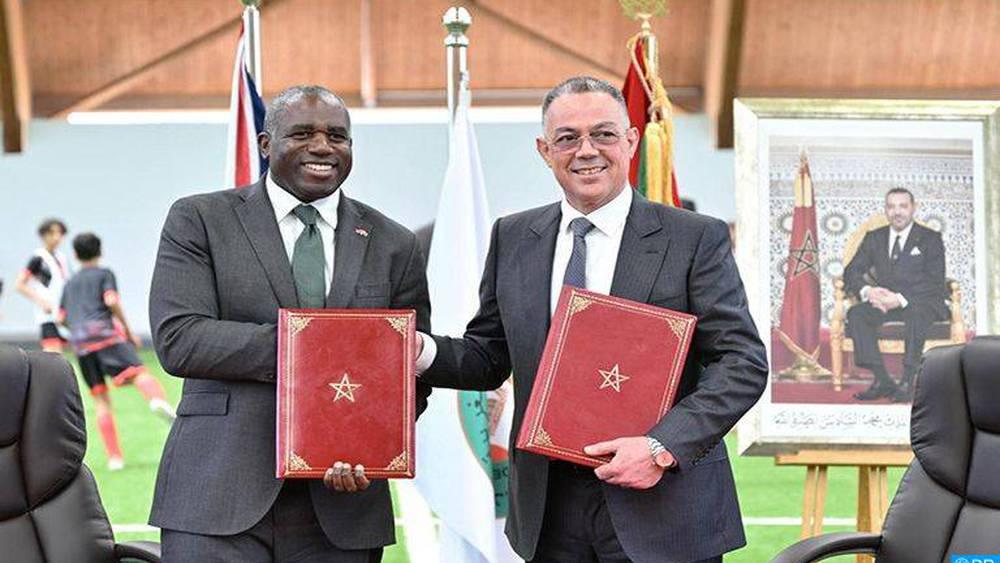 شملت التعاون بخصوص مجموعة من المشاريع.. توقيع مذكرة تفاهم بين المغرب وبريطانيا لدعم تنظيم مونديال 2030
