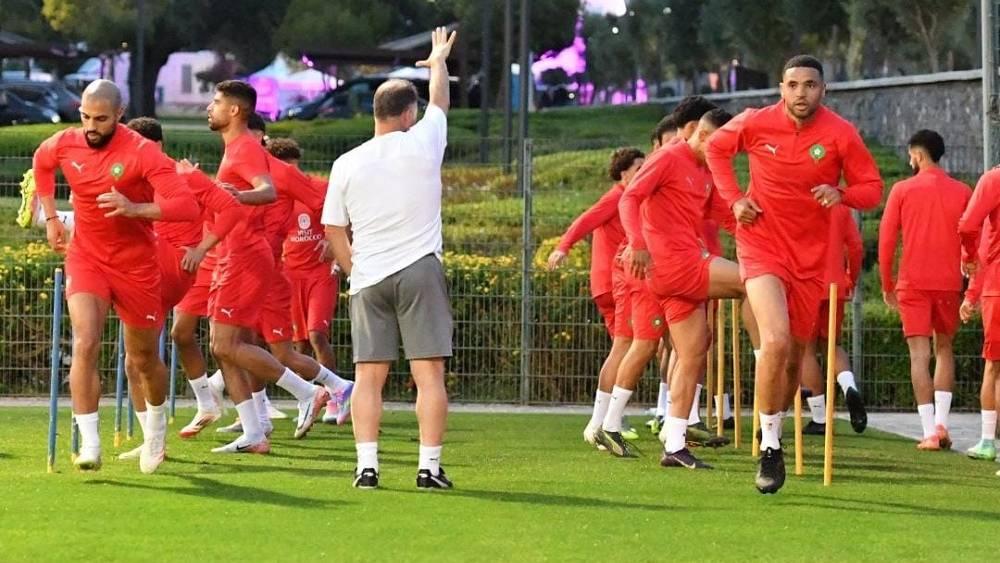 المنتخب المغربي يواصل استعداداته لمواجهتي تونس والبنين بإجراء حصة تدريبية جديدة اليوم الثلاثاء