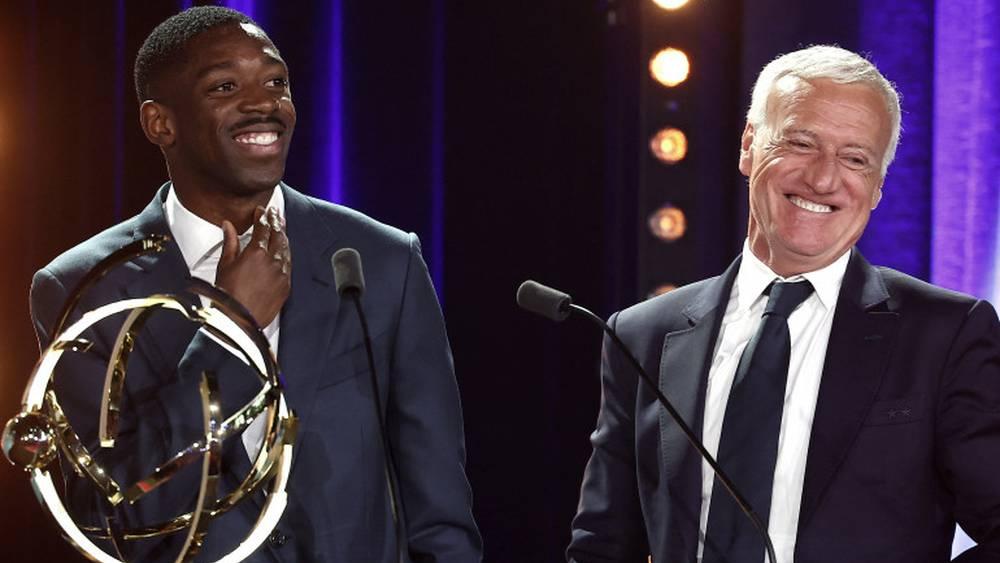 ديشامب: "ديمبيلي يستحق الفوز بالكرة الذهبية بنسبة 100%"