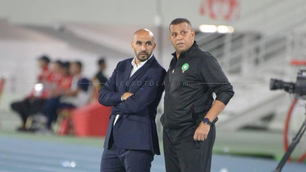 الركراكي: "سنادي لازال سيقدم مستويات أفضل وحكيمي شارك رغم العياء وأثبت أنه قائد حقيقي"