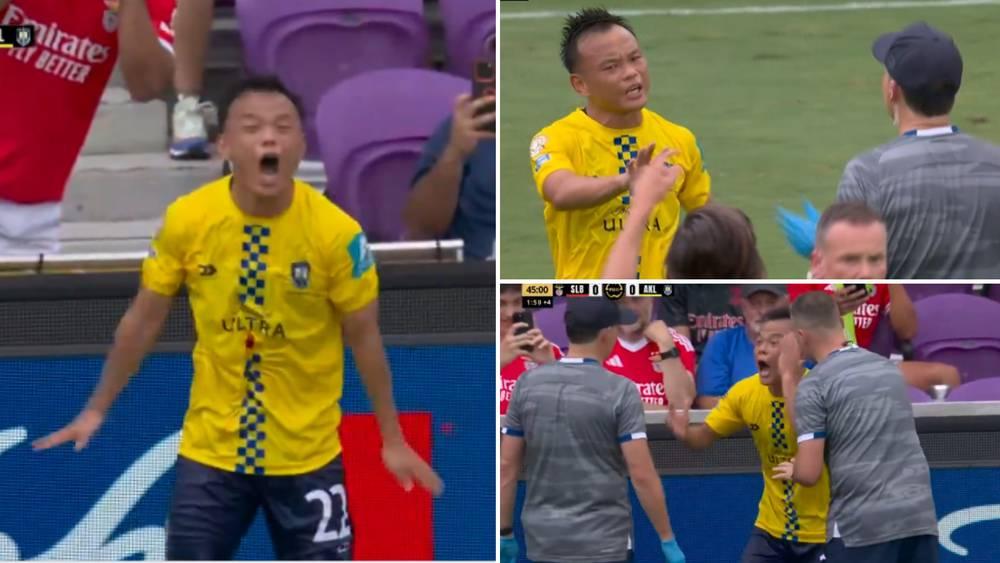 خوفا على سلامته.. الطاقم الطبي لأوكلاند سيتي يطلب استبدال "زهو تونغ" واللاعب يرفض القرار!