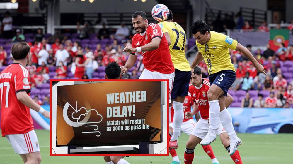 رسميا/ بعد توقف دام أزيد من ساعتين.. استئناف مباراة بنفيكا ضد أوكلاند في الساعة 20:20 (غرينيتش+1)