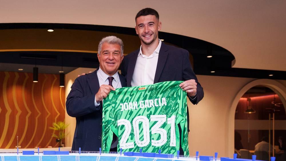 غارسيا: "جئت إلى برشلونة لتحقيق الكثير من الانتصارات والفوز بأشياء جميلة"