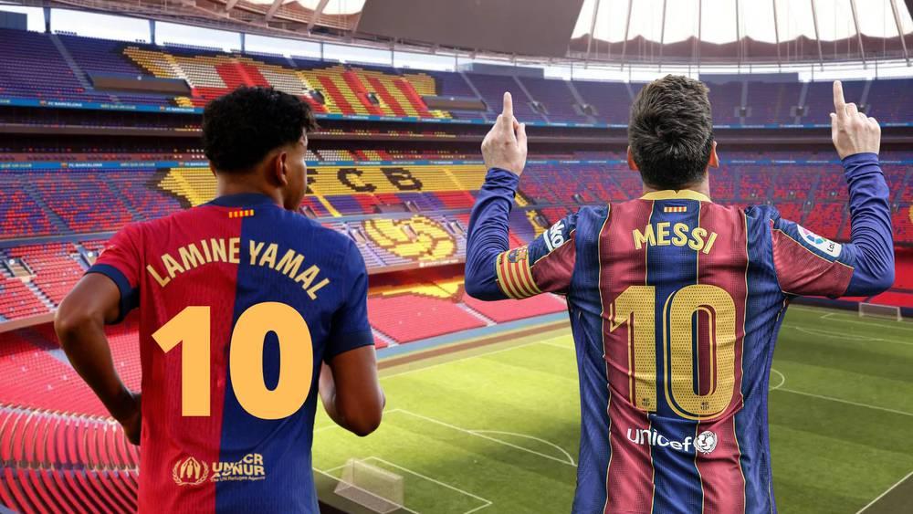 على خطى ميسي.. برشلونة يلمح إلى منح "الرقم 10" لنجمه لامين يامال