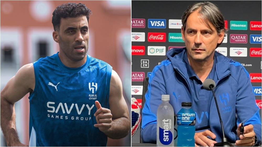 إنزاغي: "استدعينا حمد الله بسبب الإصابات ووجوده سيساعدنا وسيضيف لنا الكثير"