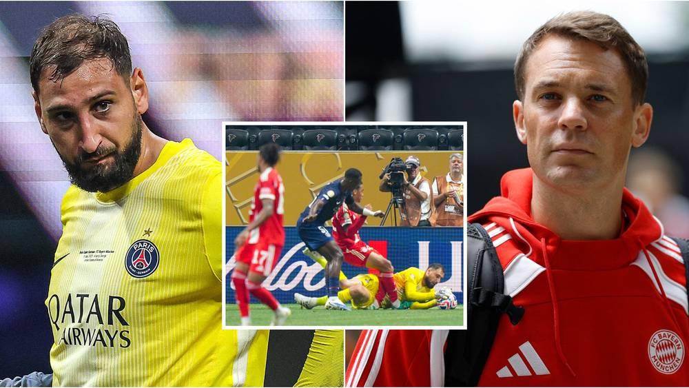 نوير غاضب من دوناروما بعد إصابة موسيالا: "كان مستعدًا لقبول خطر إصابة خصمه!"