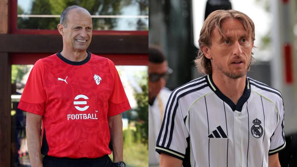 ماسيميليانو أليغري يعلن تعاقد ميلان مع لوكا مودريتش