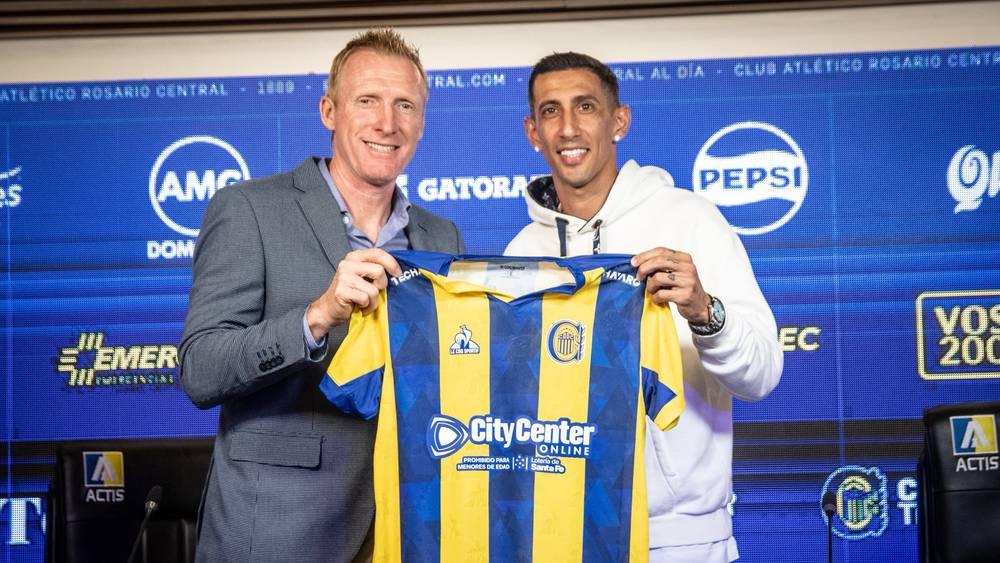 رسميًا/ روزاريو سنترال الأرجنتيني يُقدّم لاعبه الجديد أنخيل دي ماريا