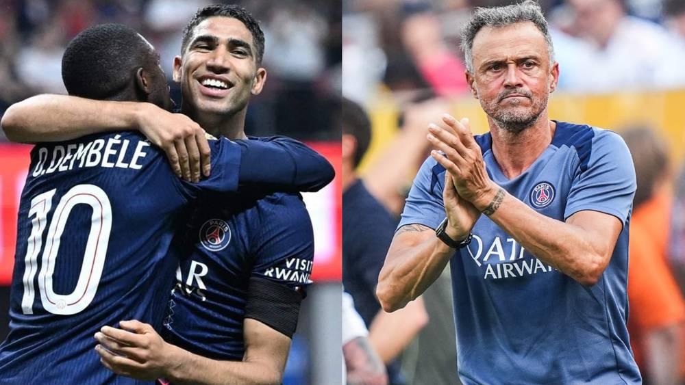 إنريكي: "ديمبيلي أفضل لاعب هذا الموسم"