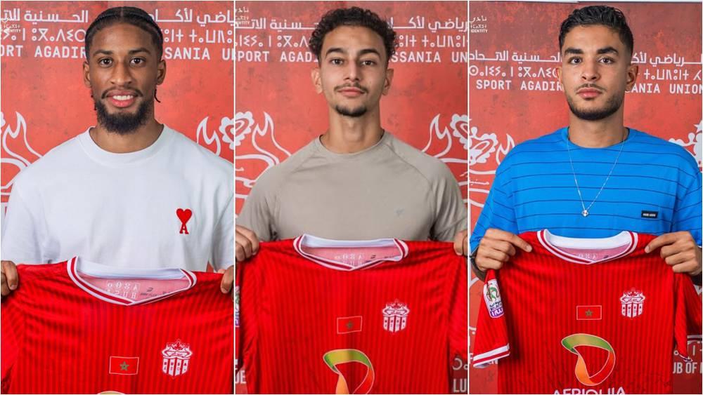 حسنية أكادير يعزز صفوفه بثلاثة لاعبين جدد
