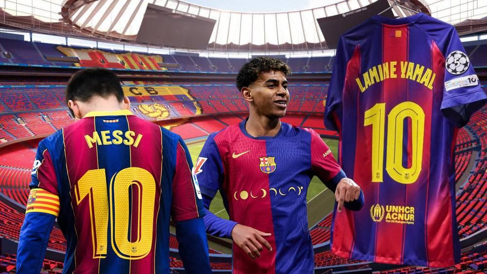 رسميا/ برشلونة يمنح لامين يامال القميص "رقم 10"