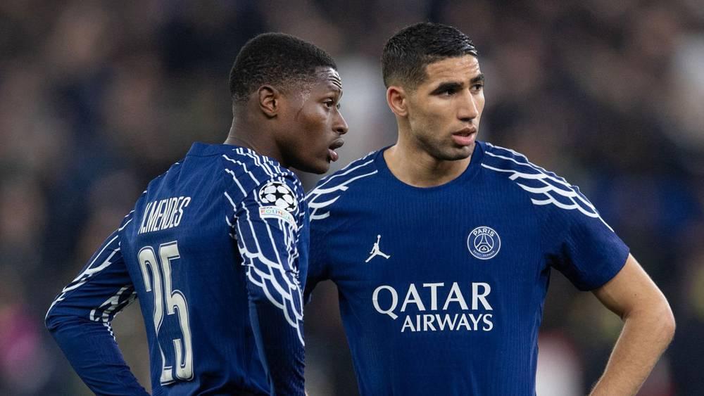 باريس سان جيرمان لا ينوي التعاقد مع ظهير إضافي لتعويض أي غياب محتمل لحكيمي أو مينديز