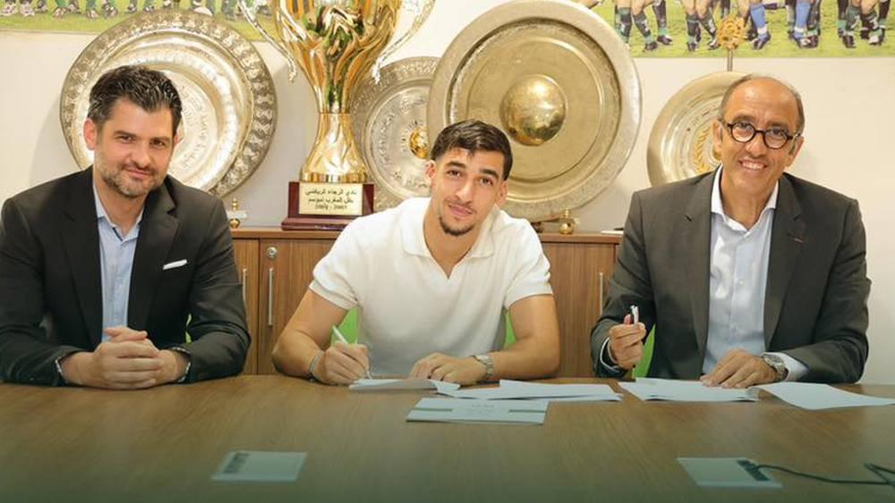 الرجاء يعلن تعاقده رسميا مع عثمان الشرايبي لموسمين