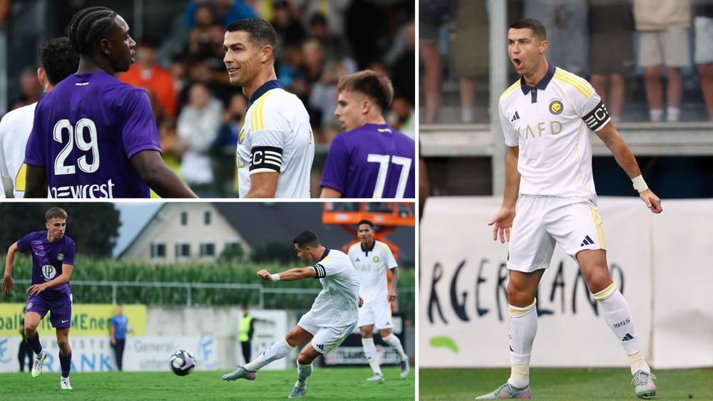 "الجوع لا يتلاشى أبدًا".. رونالدو سعيد بعد تسجيله في مباراة ودية ضد تولوز الفرنسي