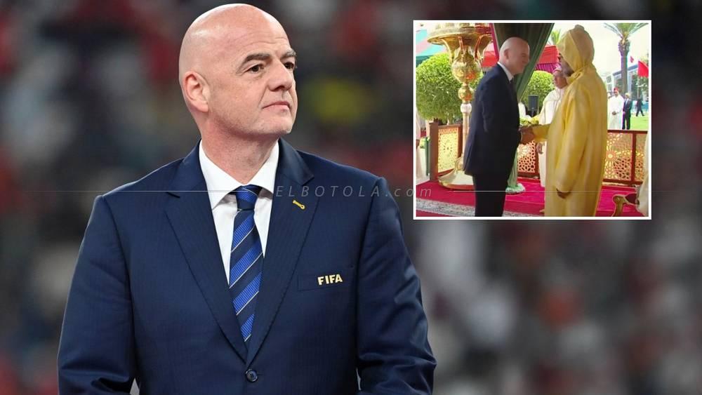 إنفانتينو: "تشرفت بحضور احتفالات عيد العرش.. الملك محمد السادس شغوف بكرة القدم وشكرته على دعمه المستمر للعبة"