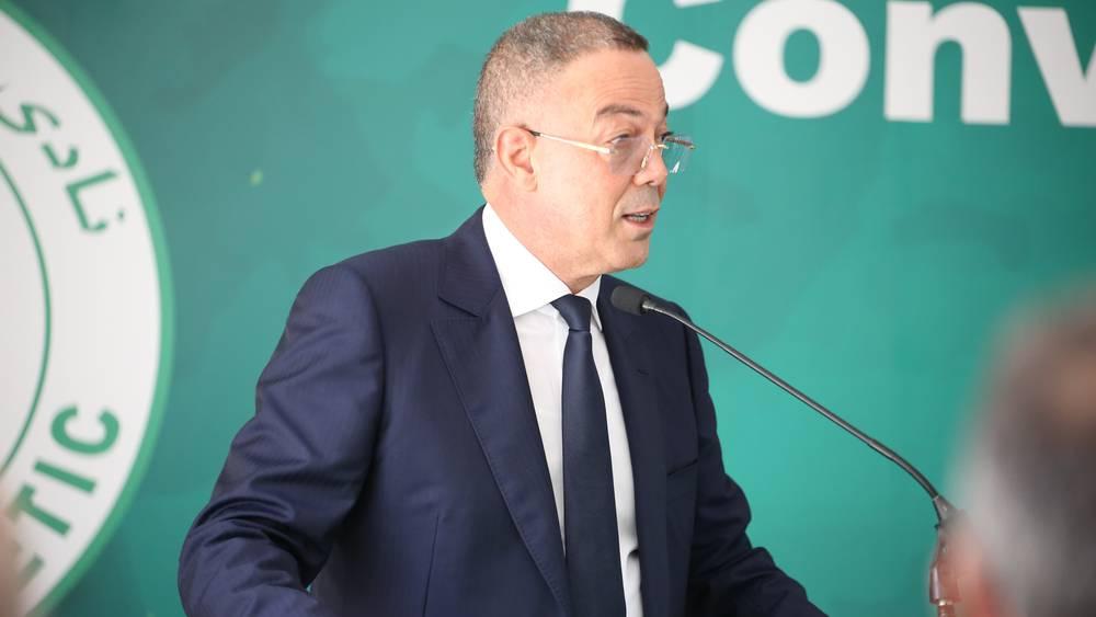 لقجع: "لن تكون الكرة المغربية بخير ما لم يكن الرجاء والوداد والجيش في أفضل الحالات"