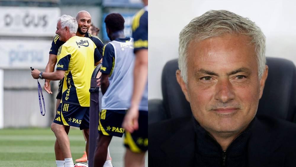 مورينيو يرد مازحا على شائعات رحيل أمرابط: "يقولون إنني تحدثت مع 500 لاعب وأقضي 23 ساعة في الهاتف.. إنها مجرد أخبار"