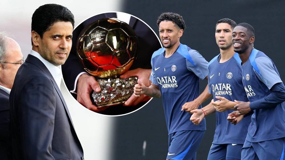 دعمُ الخليفي لديمبيلي يُثير "توترا" داخل باريس سان جيرمان بسبب تجاهل باقي المرشحين للكرة الذهبية