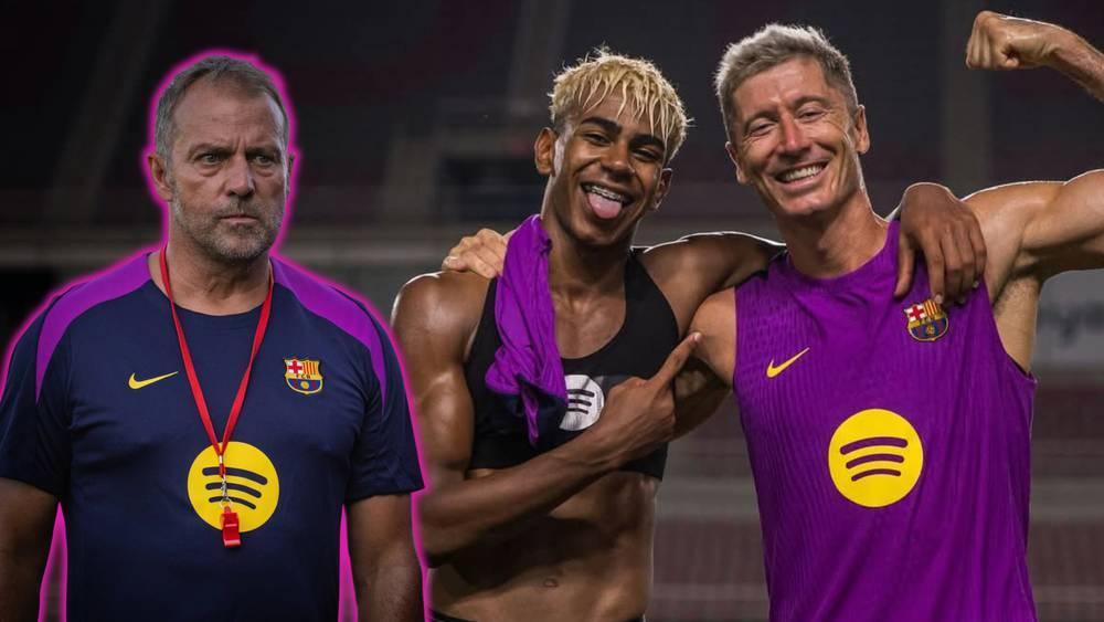 "اليويفا" تعاقب ليفاندوفسكي ويامال وتحرِم برشلونة من فليك في أول مباراة في دوري الأبطال