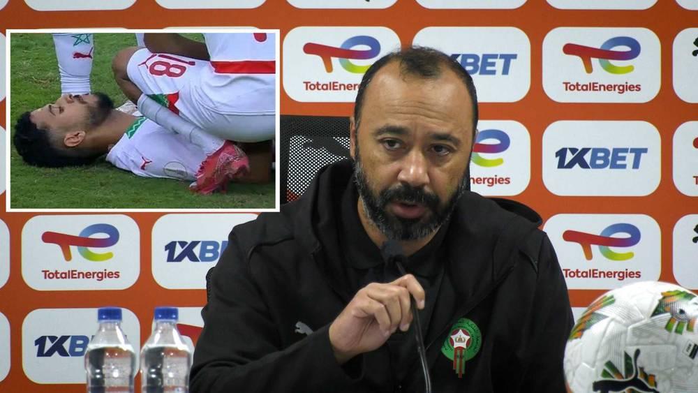 السكتيوي لـ"البطولة": "لا أملك معلومات عن مدى خطورة إصابة مولوعة وأتمنى ألا تكون كبيرة"