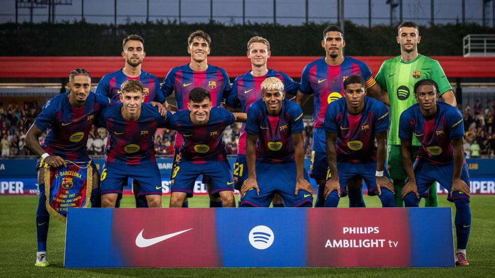 برشلونة يفوز بكأس غامبر الودية على حساب كومو (5-0) قبل أسبوع من مباراته الأولى في "الليغا"