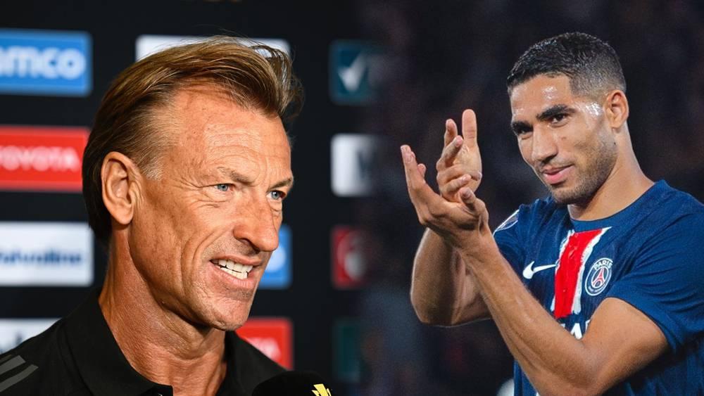 رونار يطمئن بخصوص الحالة البدنية لحكيمي: "الراحة التي حظي بها لـ3 أسابيع ستعيد شحن بطارياته"