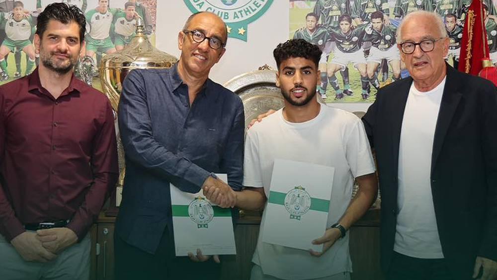 الرجاء يعلن تمديد عقد أسامة الحمداوي حتى 2029