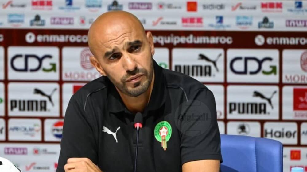 الركراكي: "ما نْقدرشْ نكذْب ما زال مَا لقِيتشْ شكُون يلعْب حْدَا نايف أكرد"