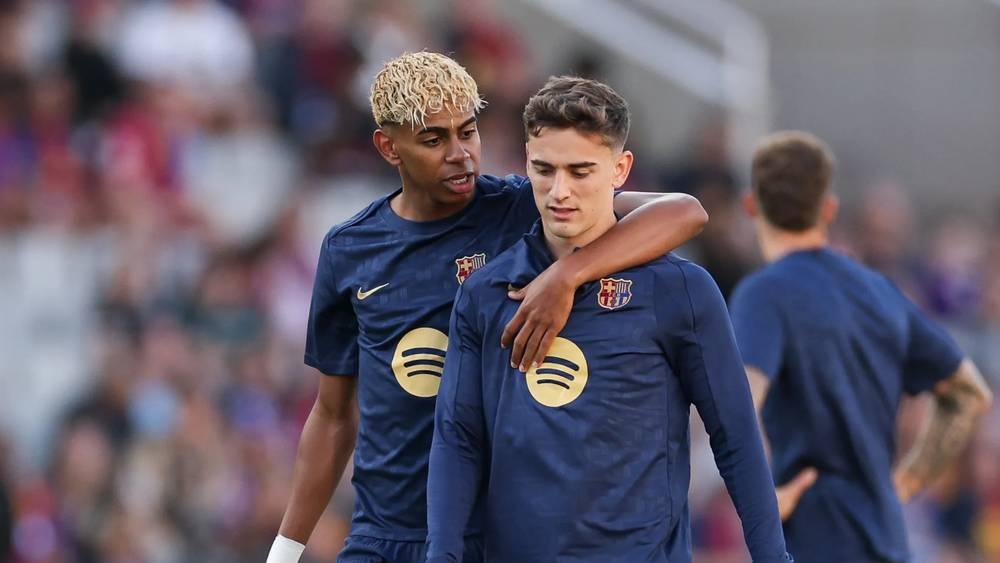 غافي ينسحب من الحصة التدريبية لبرشلونة بسبب آلام في الركبة