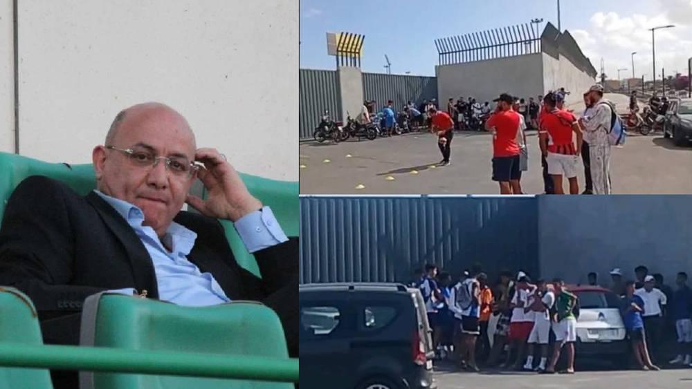 غضب في الحي المحمدي.. الطاس يغرق في أزمات التسيير والجماهير تطالب برحيل المنفلوطي