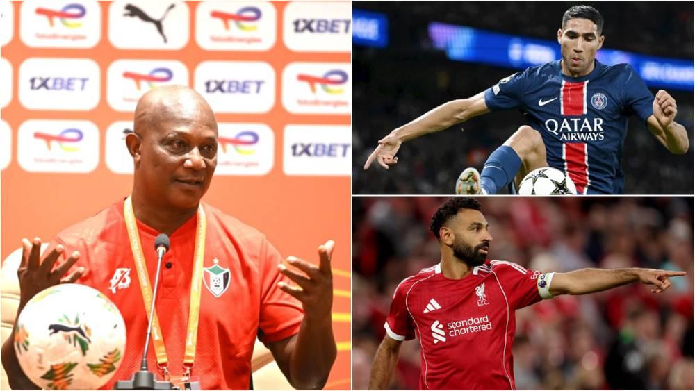 مدرب السودان "أبياه" يرشح حكيمي وصلاح للفوز بجائزة أفضل لاعب أفريقي ويؤكد: "إنهما يستحقان التتويج"