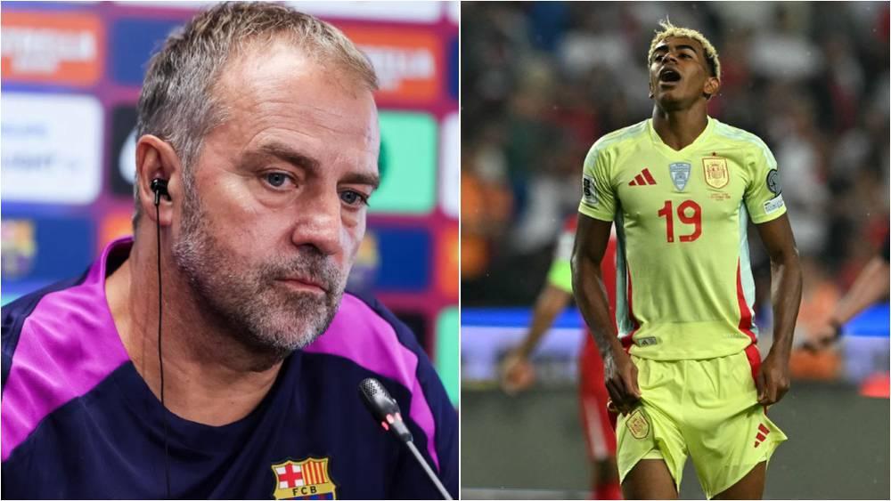 "أعطوه مسكنات ليلعب وهذه ليست طريقة للعناية بلاعب".. فليك "غير راضٍ" عن تعامل المنتخب الإسباني مع يامال