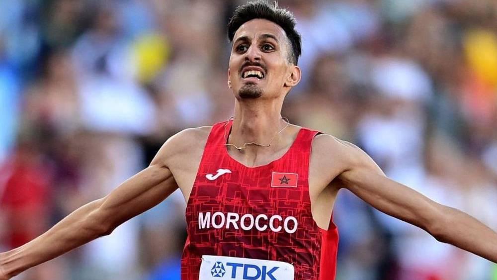 البقالي: "الحمد لله أجريت السباق بأريحية وأتمنى دعوات المغاربة والعرب في النهائي"