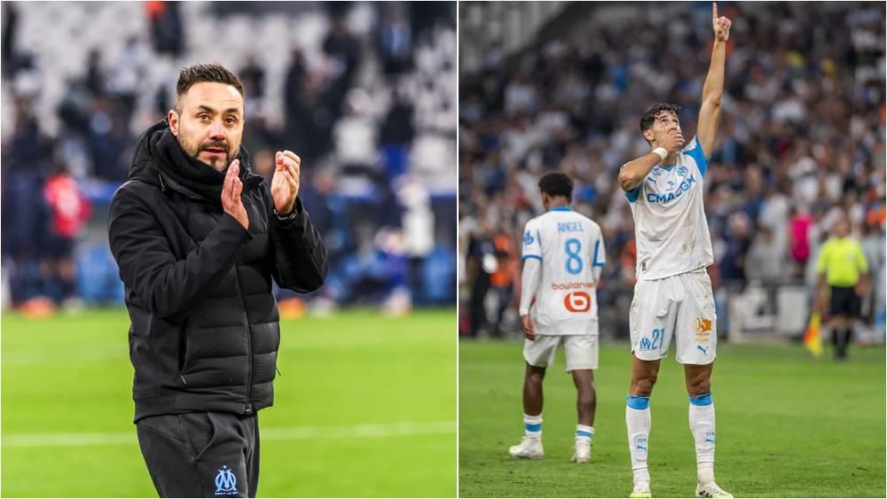 بعد ظهوره الأول رفقة مارسيليا.. أكرد يحظى بإشادة المدرب دي زيربي: "إنه لاعب كبير"