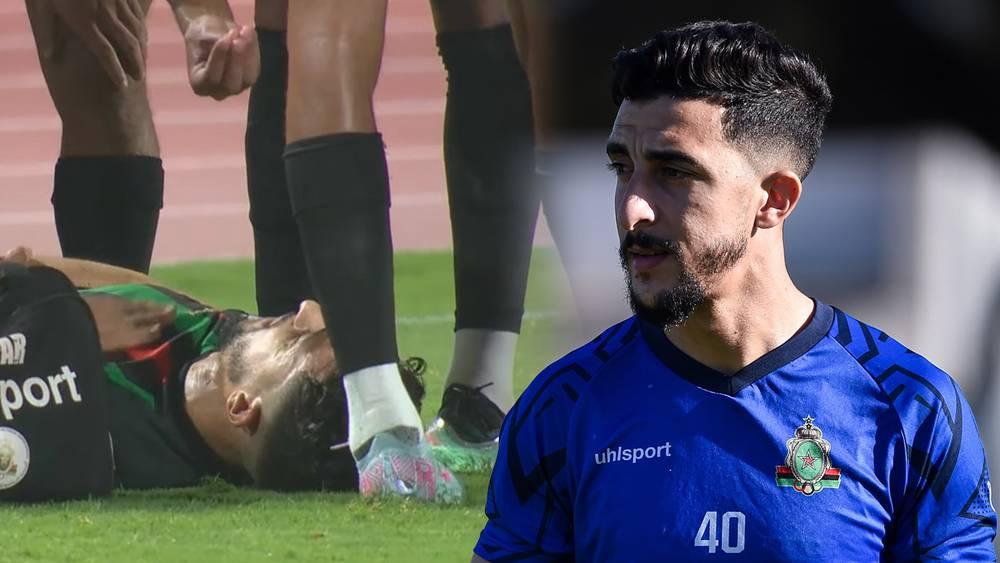 الجيش الملكي يعلن غياب عبد الفتاح حدراف عن الميادين لمدة لا تقل عن 8 أسابيع بعد إصابته على مستوى الكتف