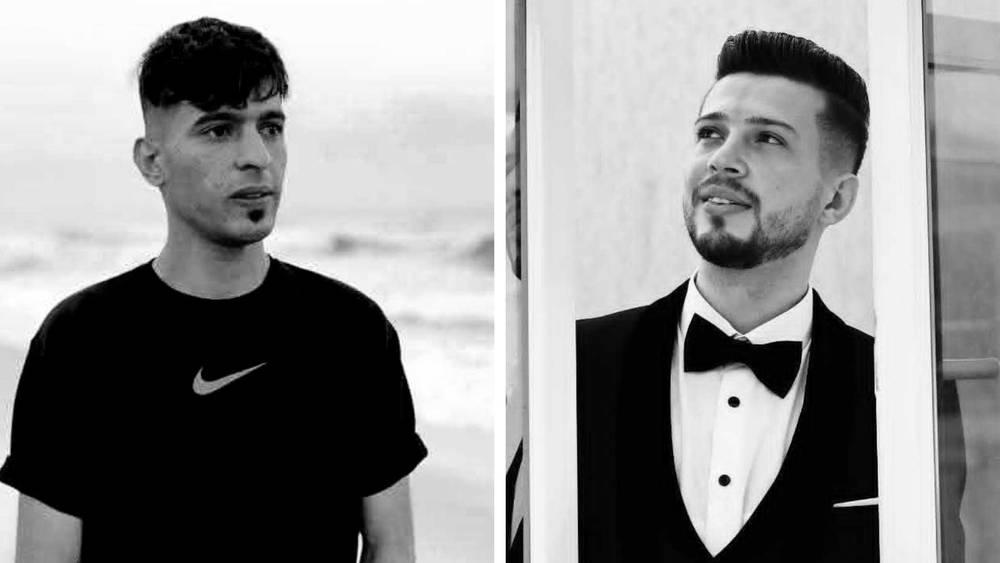 استشهاد اللاعبين الفلسطينيين إبراهيم دياب وحازم اليازجي برصاص قوات الاحتلال في قطاع غزة