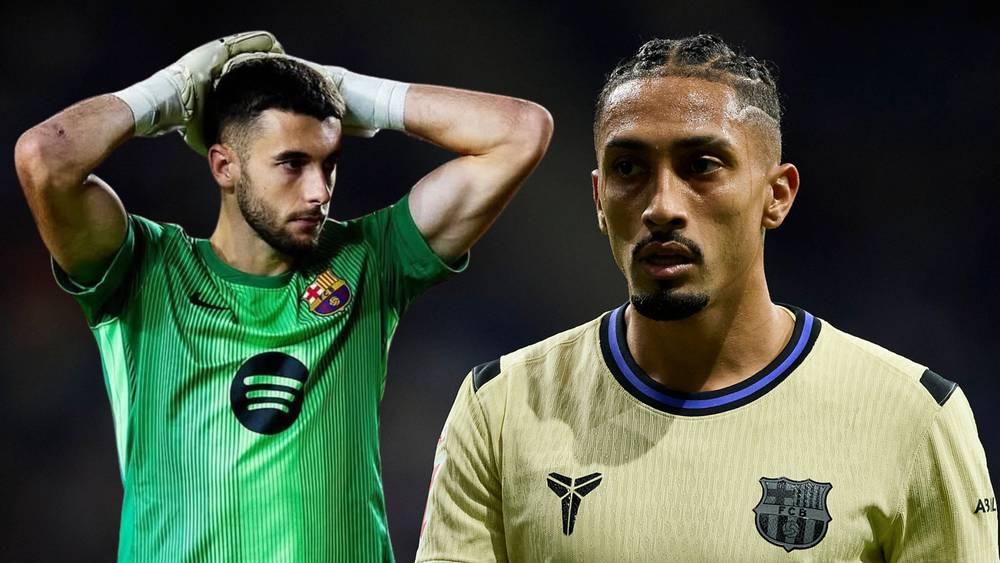 رسميا/ رافينيا يغيب لـ 3 أسابيع وغارسيا يبتعد عن الملاعب لـ 6 أسابيع