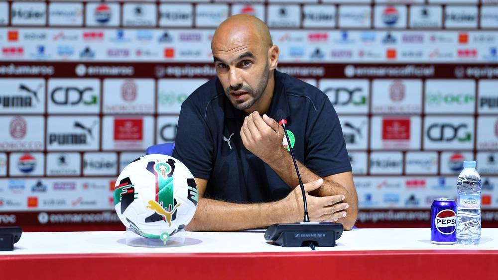 الركراكي يكشف يوم الخميس المقبل عن قائمة المنتخب المغربي لمبارتي البحرين والكونغو