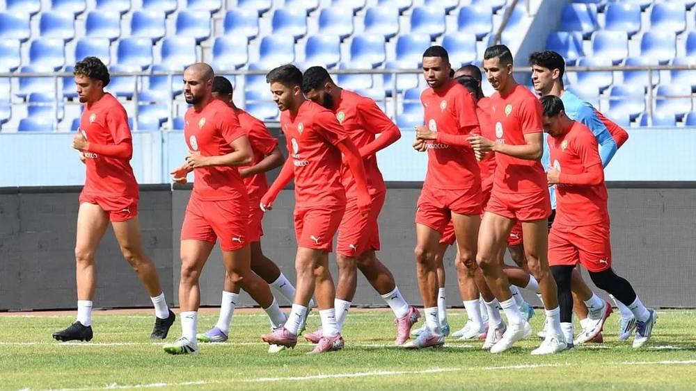 المنتخب المغربي يبدأ تحضيراته لمواجهة البحرين
